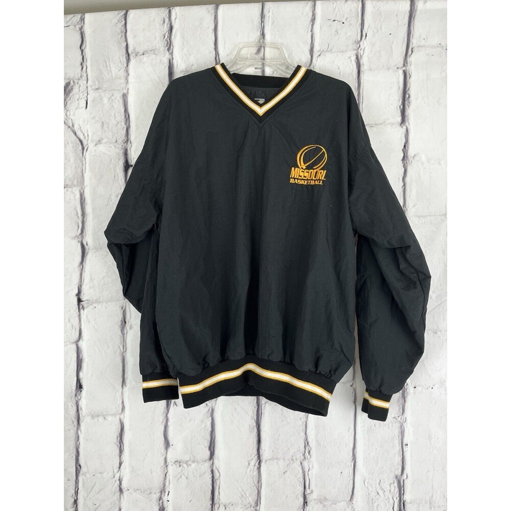 Crewneck Black Sweatshirt Sz Lrg Legends Athletics Missouri Basketball Vtg USA